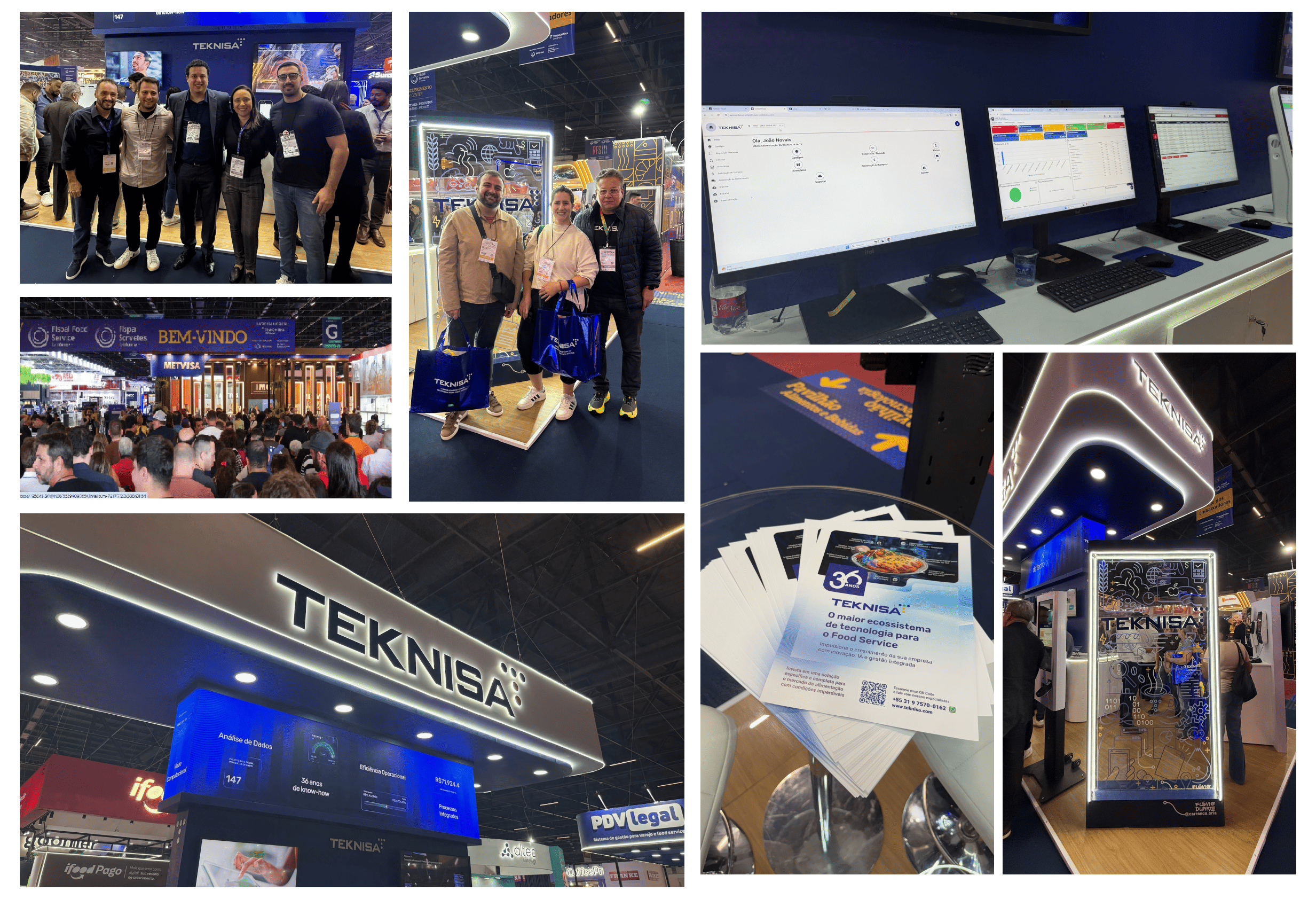 Teknisa na feira Fispal 20206 em São Paulo